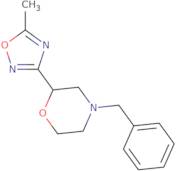 4-Benzyl-2-(5-methyl-1,2,4-oxadiazol-3-yl)morpholine