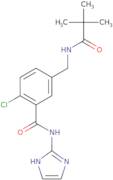 2-Chloro-5-{[(2,2-dimethylpropanoyl)amino]methyl}-N-(1H-imidazol-2-yl)benzamide