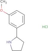 (R)-2-(3-Methoxyphenyl)pyrrolidine hydrochloride