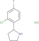 (2R)-2-(2-Chloro-4-fluoro-phenyl)pyrrolidine hydrochloride