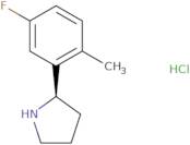 (R)-2-(2-Methyl-5-fluorophenyl)pyrrolidine Hydrochloride