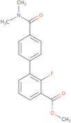 Methyl 3-[4-(dimethylcarbamoyl)phenyl]-2-fluorobenzoate