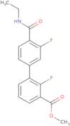 Methyl 3-[4-(ethylcarbamoyl)-3-fluorophenyl]-2-fluorobenzoate