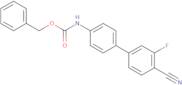 Benzyl N-[4-(4-cyano-3-fluorophenyl)phenyl]carbamate