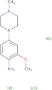 2-Methoxy-4-(4-methylpiperazin-1-yl)aniline tri HCl