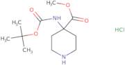 Methyl 4-(Boc-amino)-piperidine-4-carboxylate HCl