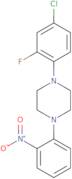 1-(4-Chloro-2-fluorophenyl)-4-(2-nitrophenyl)piperazine