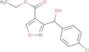 Ethyl 3-[(4-chlorophenyl)(hydroxy)methyl]isoxazole-4-carboxylate