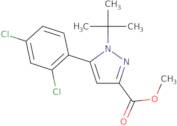 Methyl 1-(tert-butyl)-5-(2,4-dichlorophenyl)pyrazole-3-carboxylate