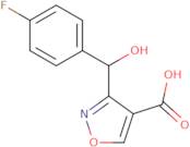 3-[(4-Fluorophenyl)(hydroxy)methyl]isoxazole-4-carboxylic acid