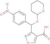 3-[(4-Nitrophenyl)[(2-tetrahydropyranyl)oxy]methyl]isoxazole-4-carboxylic acid