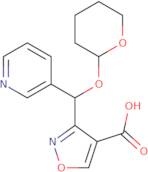 3-[(3-Pyridyl)[(2-tetrahydropyranyl)oxy]methyl]isoxazole-4-carboxylic acid