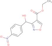 Ethyl 3-[hydroxy(4-nitrophenyl)methyl]isoxazole-4-carboxylate