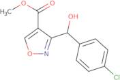 Methyl 3-[(4-chlorophenyl)(hydroxy)methyl]isoxazole-4-carboxylate