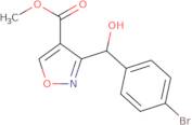 Methyl 3-[(4-bromophenyl)(hydroxy)methyl]isoxazole-4-carboxylate