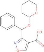 3-[Phenyl[(2-tetrahydropyranyl)oxy]methyl]isoxazole-4-carboxylic acid