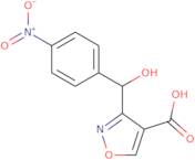 3-[Hydroxy(4-nitrophenyl)methyl]isoxazole-4-carboxylic acid