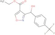 Ethyl 3-[hydroxy[4-(trifluoromethyl)phenyl]methyl]isoxazole-4-carboxylate