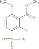 Methyl 2-Fluoro-6-methoxy-3-(methylsulfonyl)benzoate