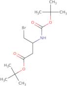 tert-Butyl (S)-3-(Boc-amino)-4-bromobutanoate