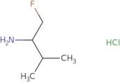 (2R)-1-Fluoro-3-methylbutan-2-amine, hydrochloride