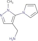 (1-Methyl-5-(1H-pyrrol-1-yl)-1H-pyrazol-4-yl)methanamine