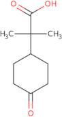 2-Methyl-2-(4-oxocyclohexyl)propanoic acid