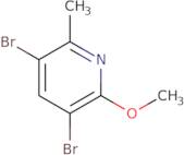 3,5-Dibromo-2-methoxy-6-methylpyridine