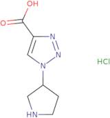 1-(Pyrrolidin-3-yl)-1H-1,2,3-triazole-4-carboxylic acid hydrochloride