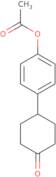 -4(4-oxocyclohexyl)phenyl acetate