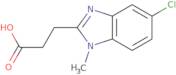 3-(5-Chloro-1-methyl-1H-benzimidazol-2-yl)propanoic acid