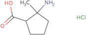 rac-(1R,2S)-2-Amino-2-methylcyclopentane-1-carboxylic acid hydrochloride