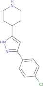 4-[5-(4-Chlorophenyl)-1H-pyrazol-3-yl]piperidine