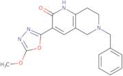 5,6,7,8-Tetrahydro-3-(5-methoxy-1,3,4-oxadiazol-2-yl)-6-(phenylmethyl)-1,6-naphthyridin-2(1H)-one