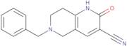 6-Benzyl-2-oxo-1,2,5,6,7,8-hexahydro-1,6-naphthyridine-3-carbonitrile