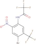 N-[4-Bromo-2-nitro-5-(trifluoromethyl)phenyl]-2,2,2-trifluoroacetamide