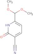 6-(Dimethoxymethyl)-2-oxo-1,2-dihydropyridine-3-carbonitrile