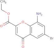 Ethyl 8-amino-6-bromo-4-oxo-4H-chromene-2-carboxylate