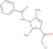 N-[3-(2-Chloroacetyl)-2,5-dimethyl-1H-pyrrol-1-yl]benzamide