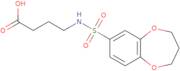 4-(3,4-Dihydro-2H-1,5-benzodioxepine-7-sulfonamido)butanoic acid