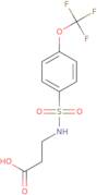 3-[4-(Trifluoromethoxy)benzenesulfonamido]propanoic acid