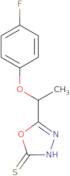5-[1-(4-Fluorophenoxy)ethyl]-1,3,4-oxadiazole-2-thiol