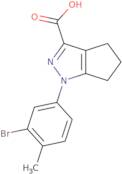 1-(3-Bromo-4-methylphenyl)-5,6-dihydro-4H-cyclopenta[C]pyrazole-3-carboxylic acid