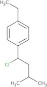 1-(1-Chloro-3-methylbutyl)-4-ethylbenzene