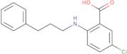 5-Chloro-2-[(3-phenylpropyl)amino]benzoic acid