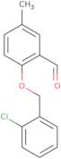 2-((2-Chlorobenzyl)oxy)-5-methylbenzaldehyde