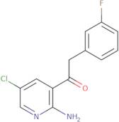 1-(2-Amino-5-chloropyridin-3-yl)-2-(3-fluorophenyl)ethan-1-one