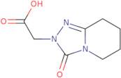 2-{3-Oxo-2H,3H,5H,6H,7H,8H-[1,2,4]triazolo[4,3-a]pyridin-2-yl}acetic acid