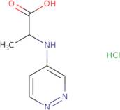 (2S)-2-[(Pyridazin-4-yl)amino]propanoic acid hydrochloride