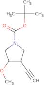 rac-tert-Butyl (3R,4S)-3-ethynyl-4-methoxypyrrolidine-1-carboxylate